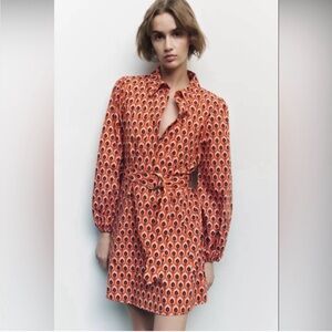 Zara THE BRIGITTE Mini Dress Size Large